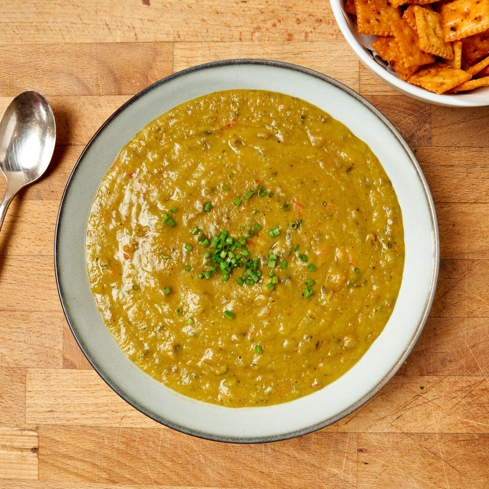 Split Pea + Sweet Potato Soup