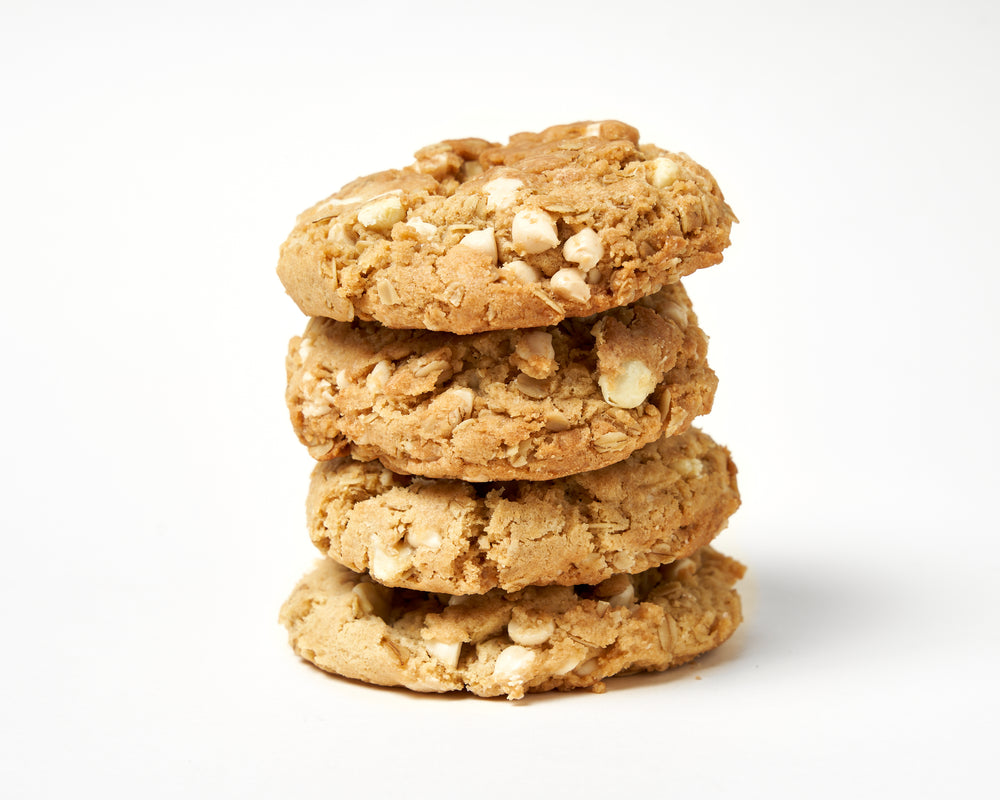 Sea Salt White Chocolate Oatmeal Cookies