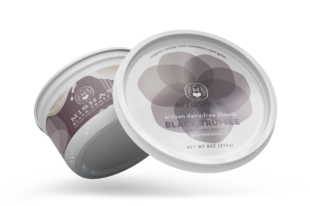 Black Truffle Non-Dairy Cream Cheese